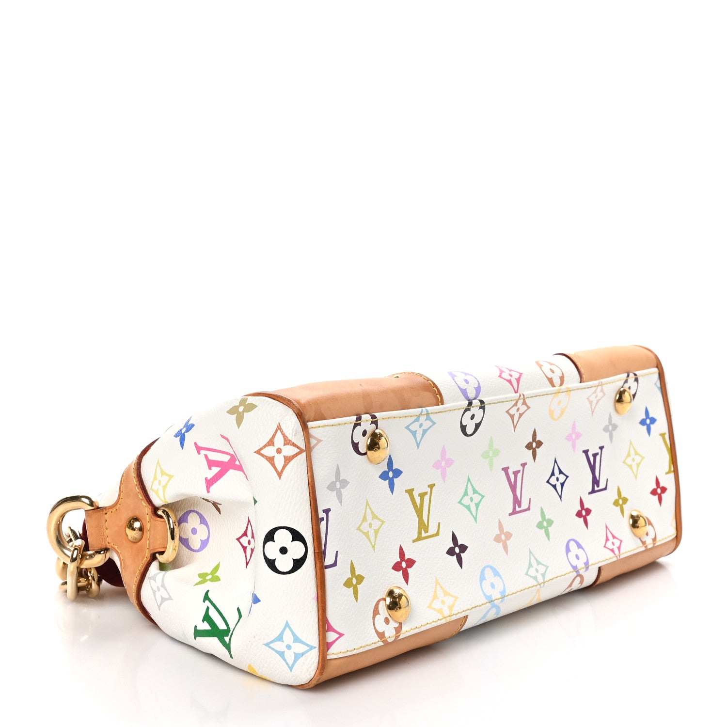 Louis Vuitton Monogram Multicolor Beverly MM White 4 of 11
