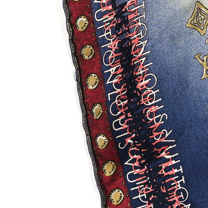Louis Vuitton Silk Tassel Scarf 4 of 4