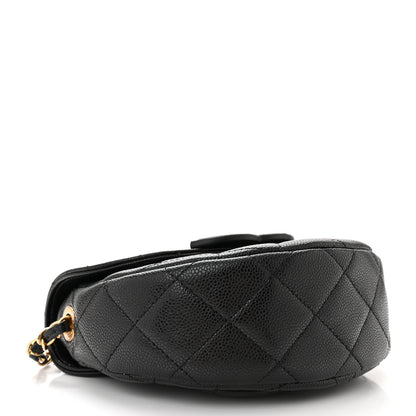 Chanel Caviar Quilted Mini Messenger Flap Black 4 of 11