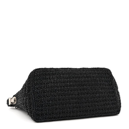 Saint Laurent Raffia Le Crossbody Black 4 of 13