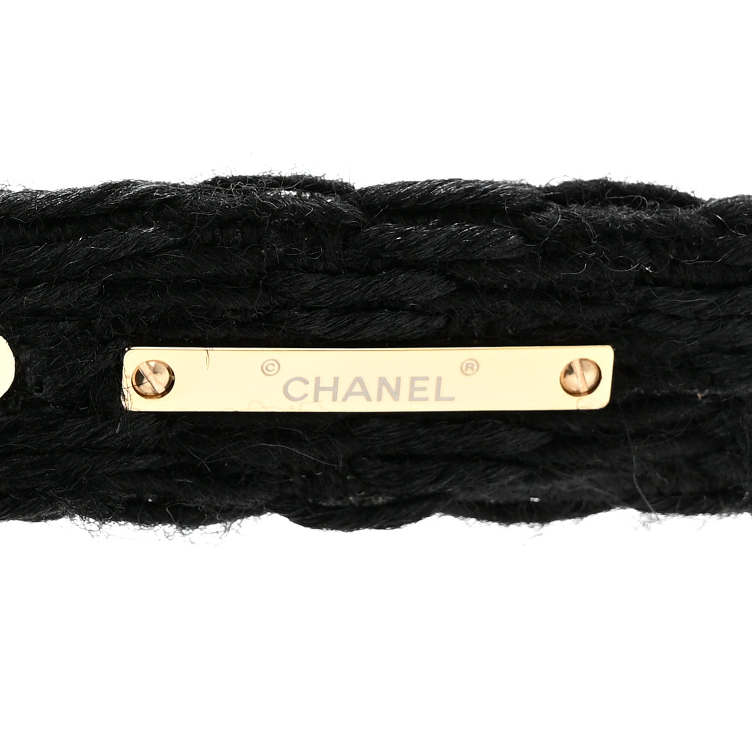 Chanel Acetate Tweed CC Cat Eye Sunglasses 71550A Black 5 of 8