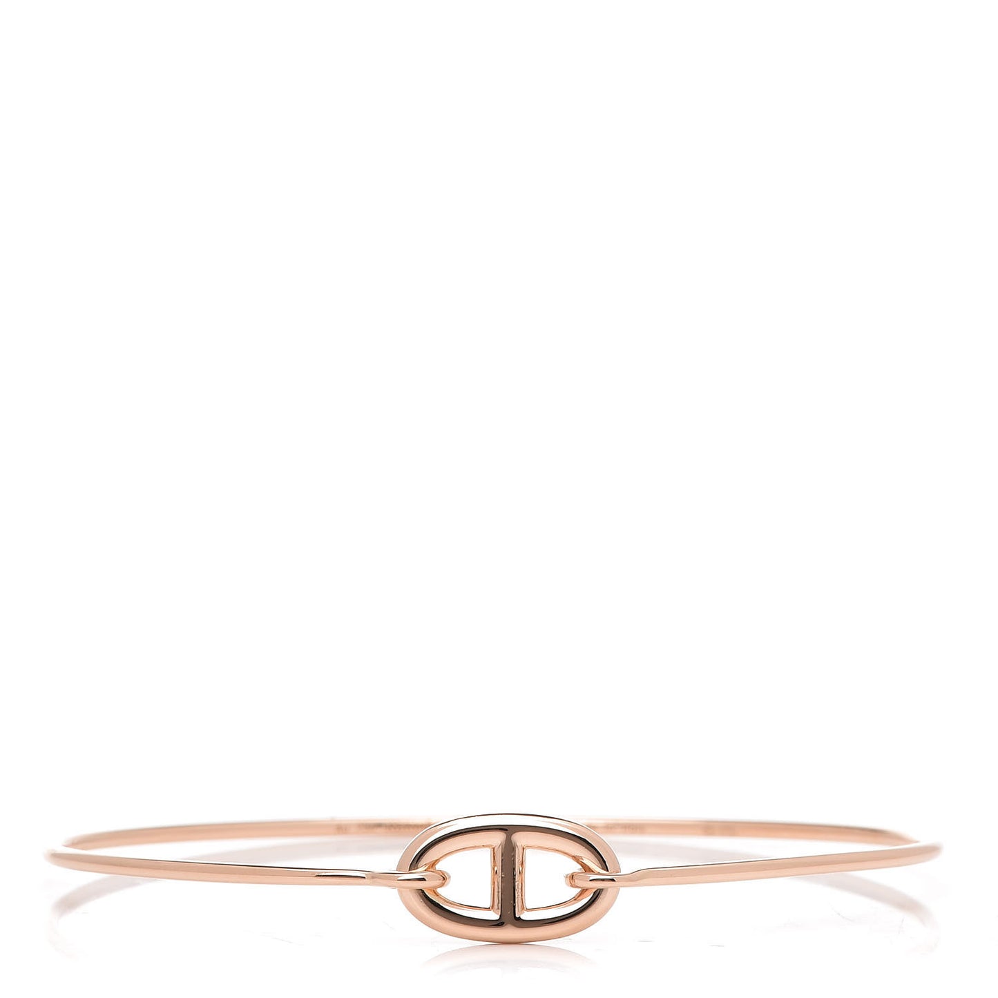 18K Rose Gold PM Ronde Chaine d'Ancre Bracelet SH