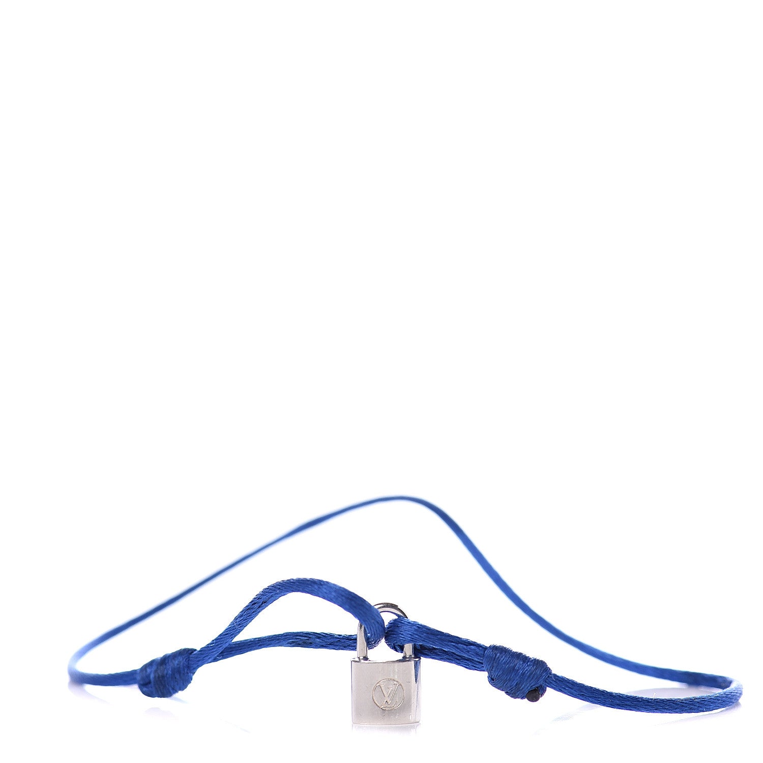 Louis Vuitton X UNICEF Sterling Silver Lockit Bracelet Blue 1 of 4
