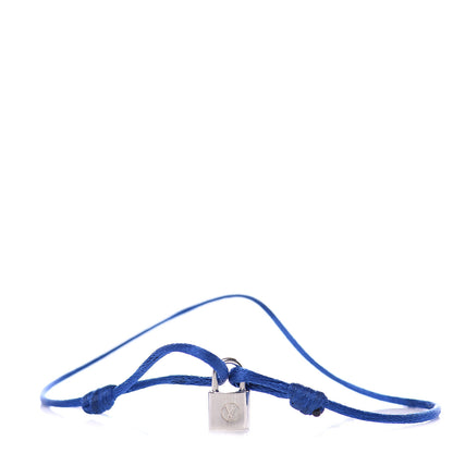 Louis Vuitton X UNICEF Sterling Silver Lockit Bracelet Blue 1 of 4