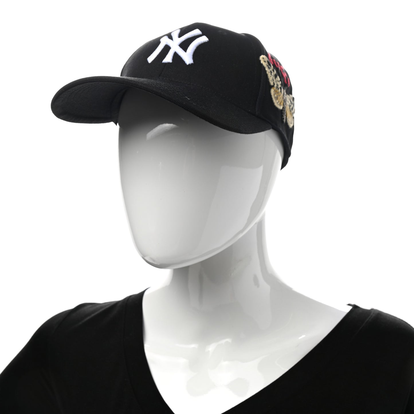 X MLB Cotton NY Yankees Baseball Hat 57-61 Black