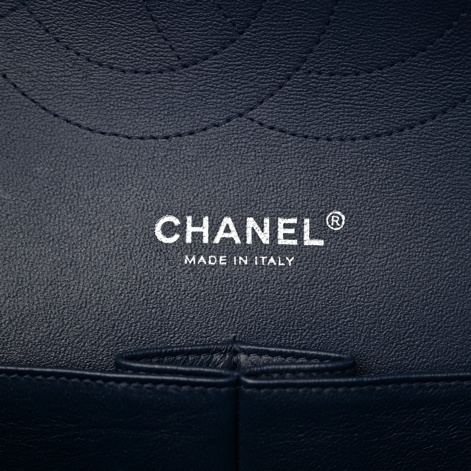 Chanel Patent Quilted Jumbo Double Flap Navy Blue 6 of 13