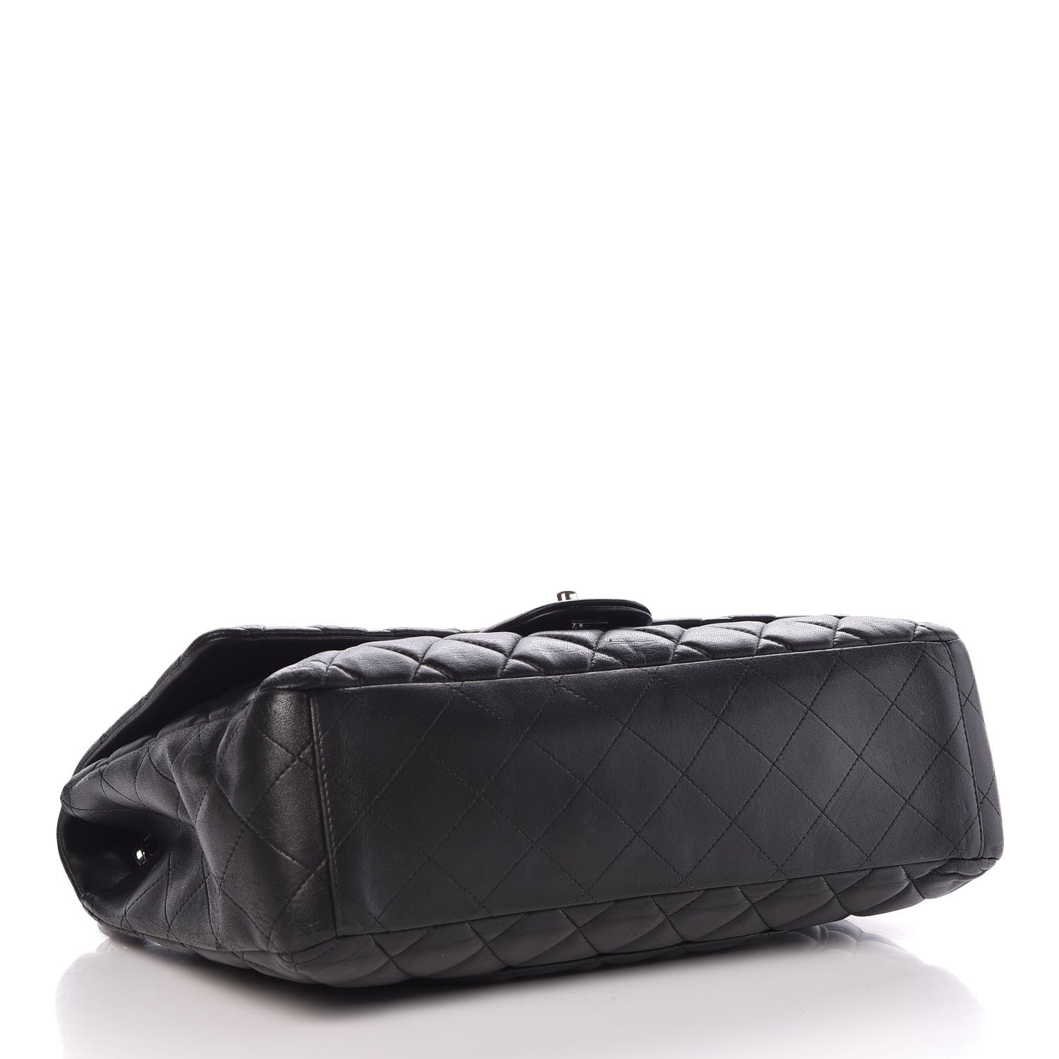 Chanel Lambskin Quilted Maxi Single Flap Black 5 of 8