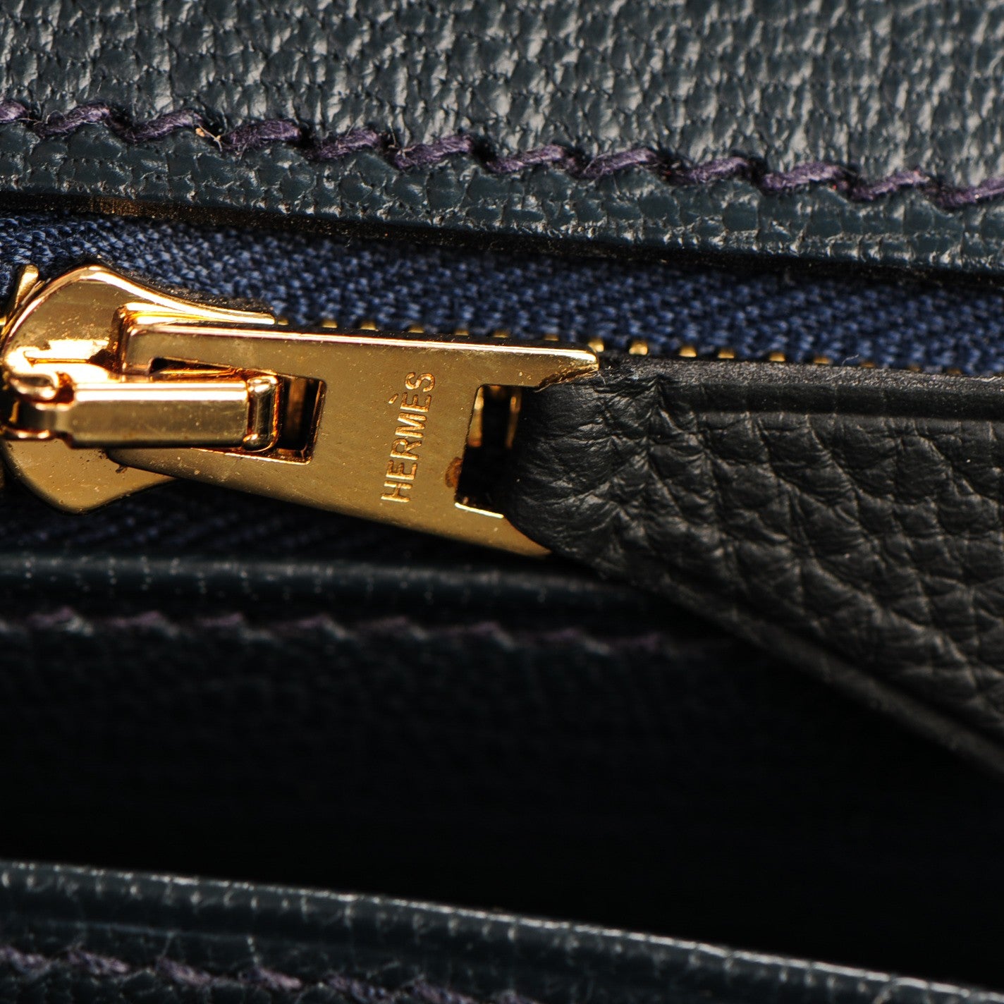Togo Birkin 35 Bleu Ocean