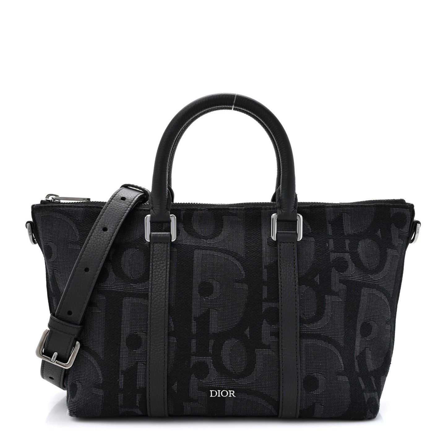 Maxi Oblique Jacquard Weekender 25 Black