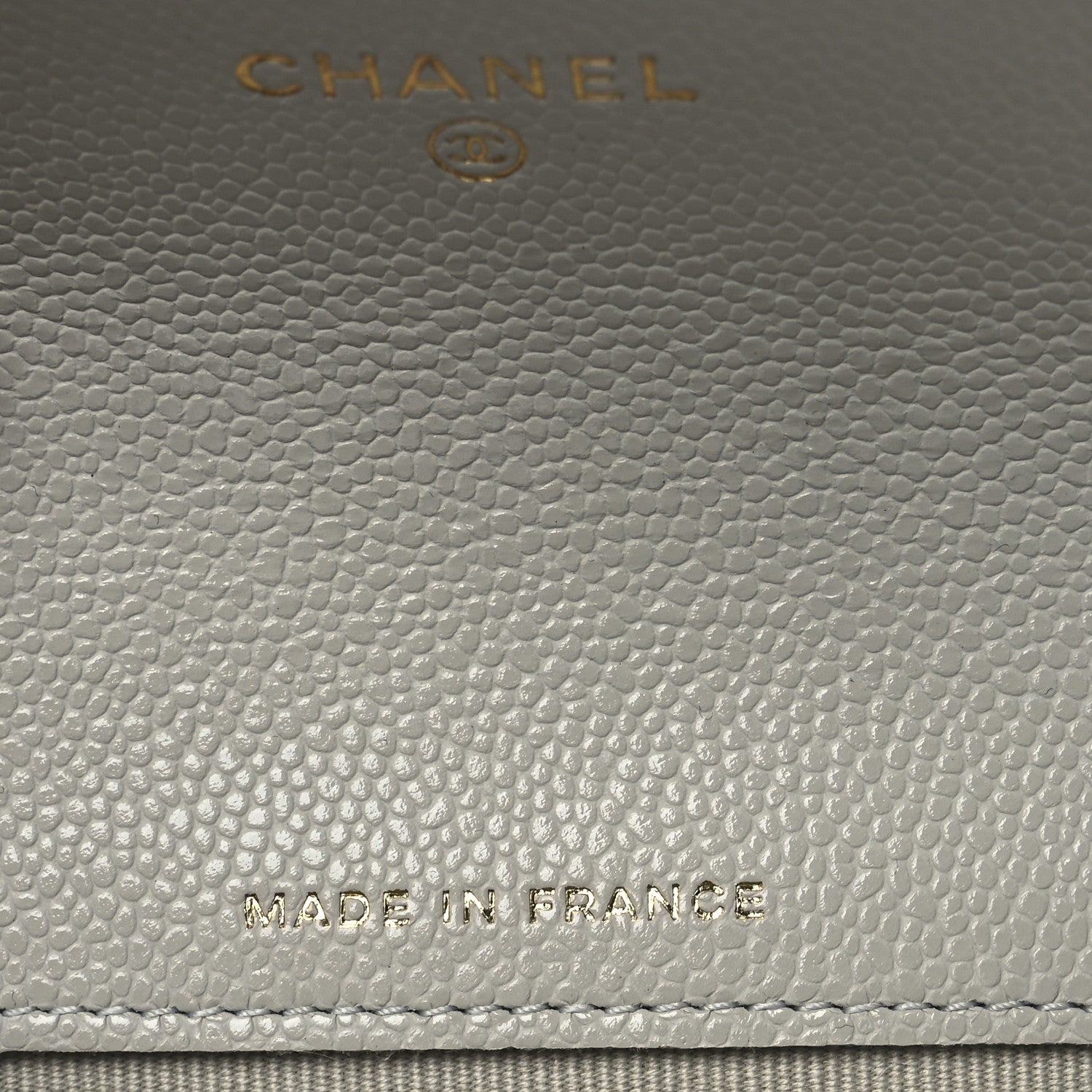 Chanel Caviar Quilted Flap Card Holder Wallet Grey 8 of 10