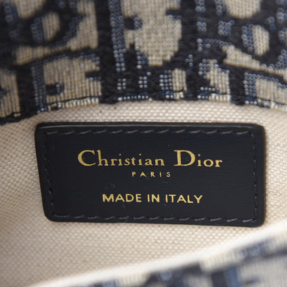 Christian Dior Oblique Saddle Belt Bag Blue 6 of 10