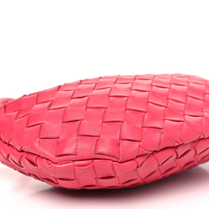 Bottega Veneta Nappa Intrecciato Small Turn Pouch Cranberry 9 of 10