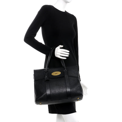 Mulberry Natural Leather Bayswater Black 2 of 12