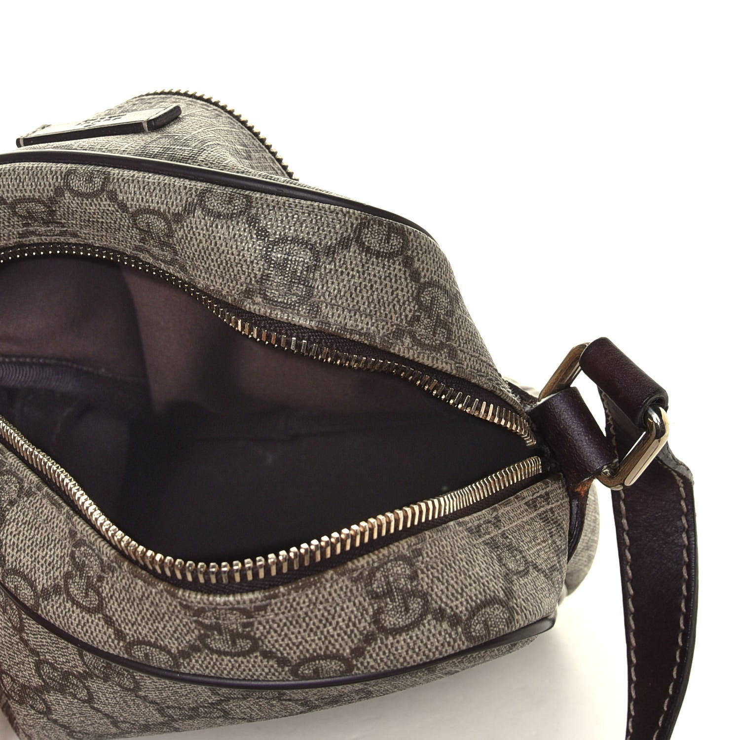 Gucci GG Plus Monogram Messenger Bag Dark Brown 4 of 5