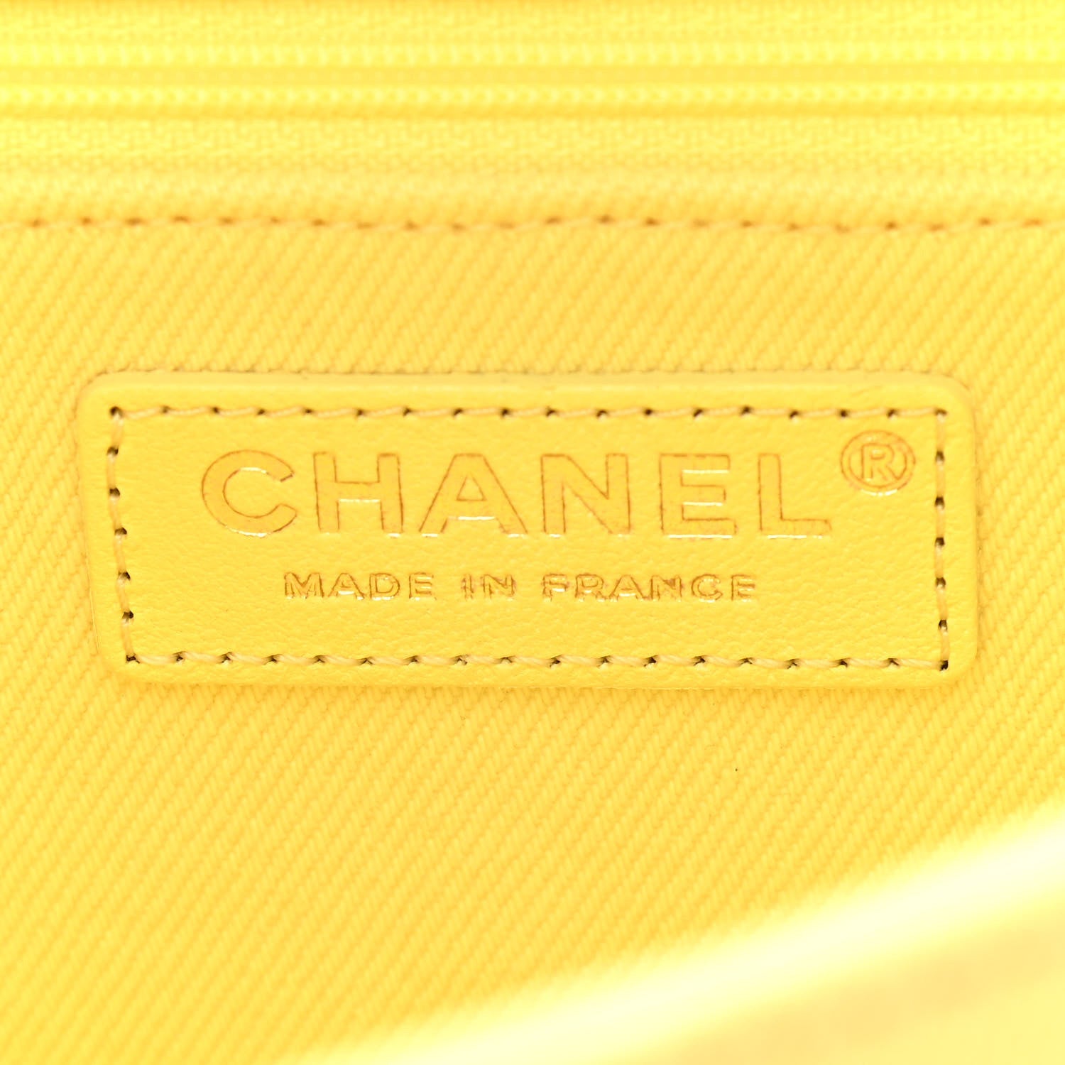 Chanel Denim Coco Jumbo Single Flap Yellow 6 of 10