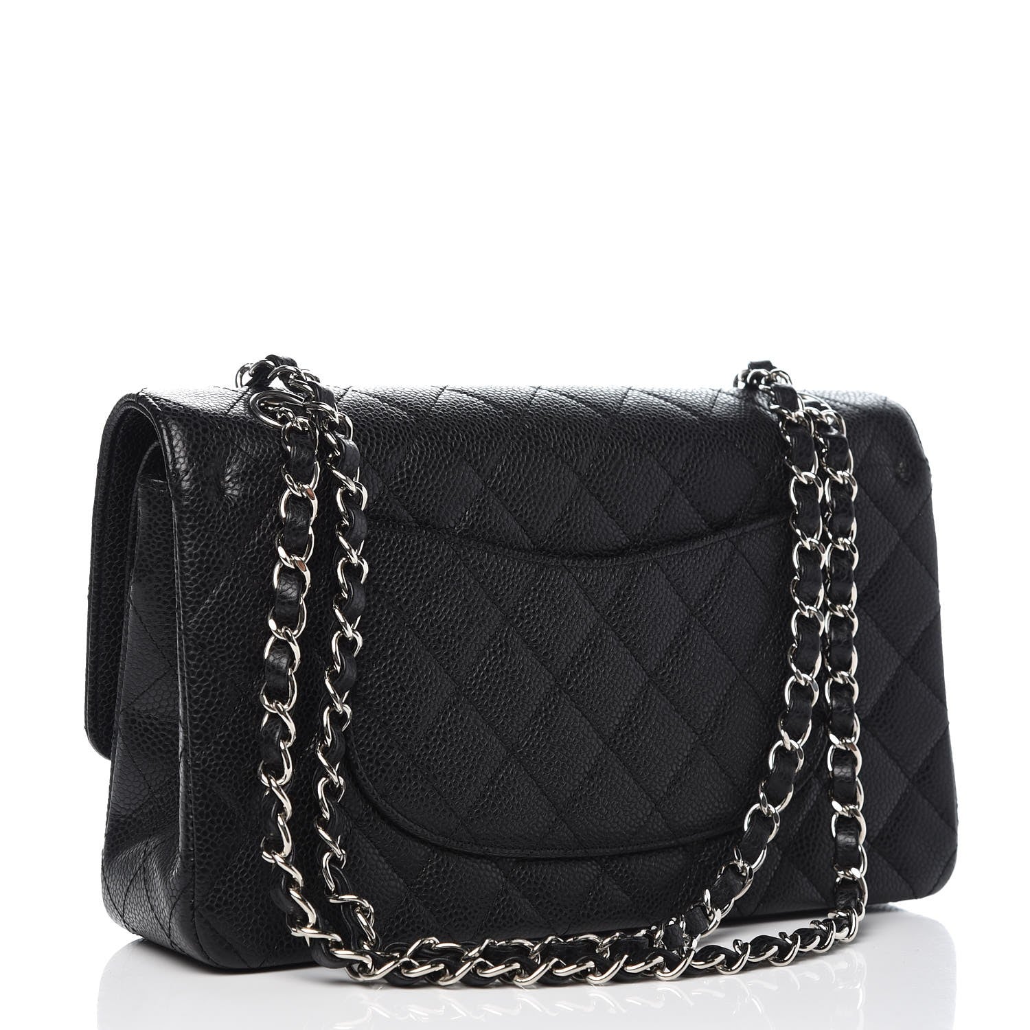 Chanel Caviar Quilted Medium Double Flap Black 3 of 9