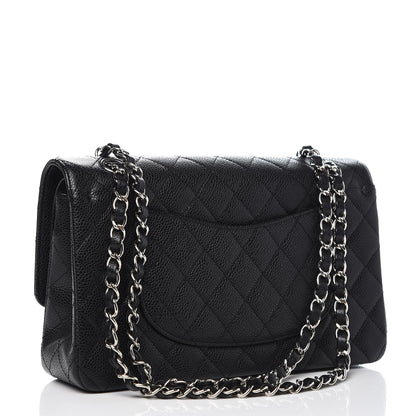 Chanel Caviar Quilted Medium Double Flap Black 3 of 9
