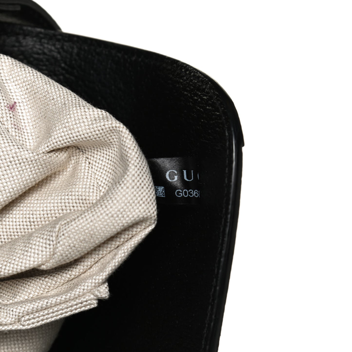 Jacquard Black Denim GG Monogram Textured Dollar Calfskin Horsebit 1955 Shoulder Bag Black Ivory