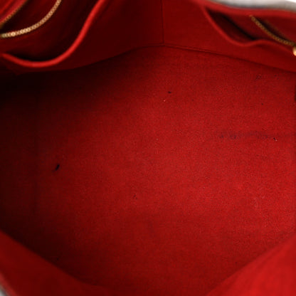 Louis Vuitton Damier Ebene Caissa Hobo Cherry 6 of 12