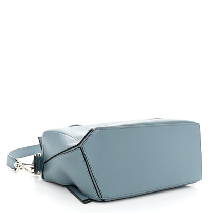 Loewe Calfskin Small Puzzle Bag Stone Blue 4 of 9