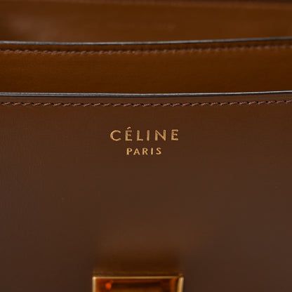 Celine Smooth Calfskin Medium Classic Box Flap Bag Camel 6 of 9