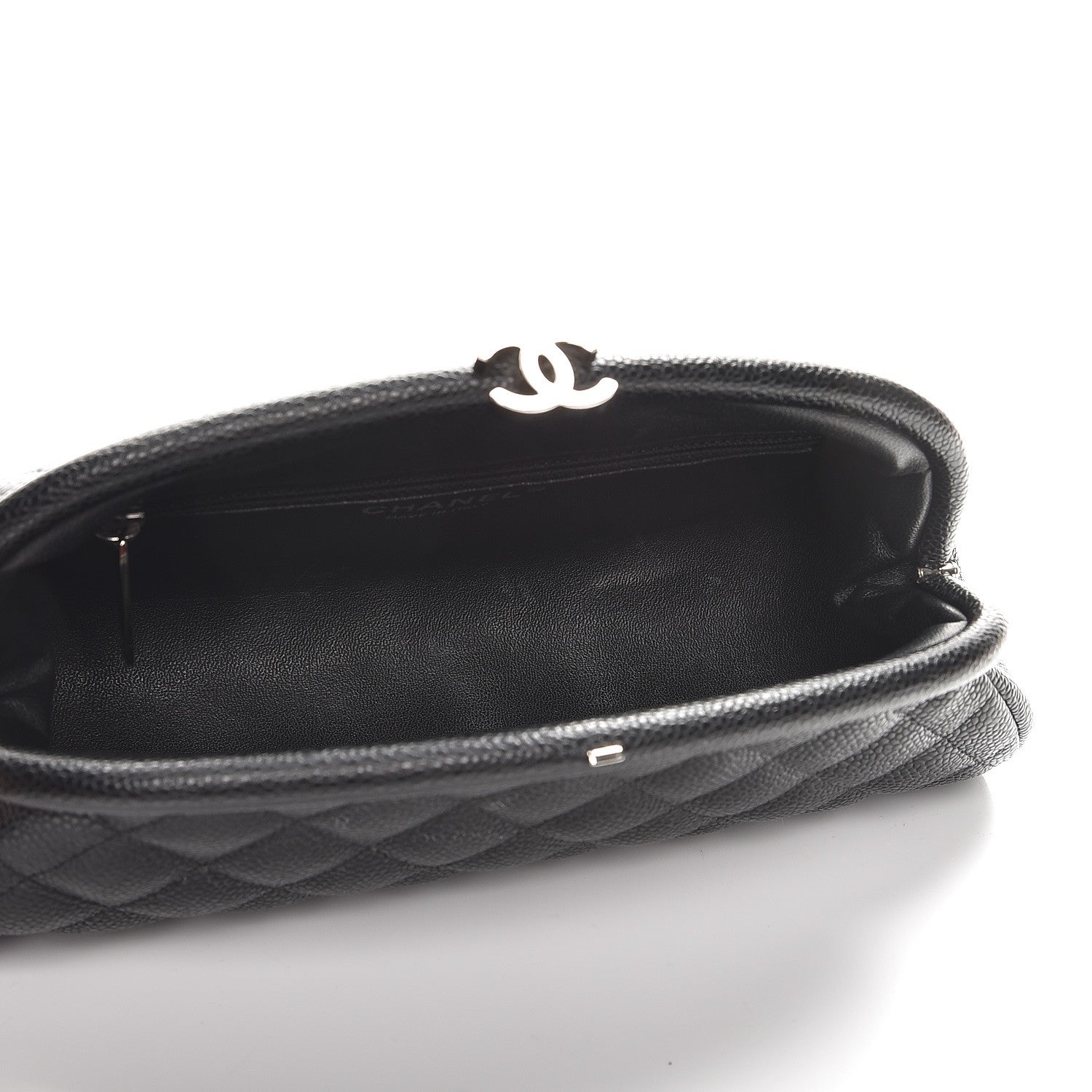 Chanel Caviar Quilted Timeless Clutch Black 7 of 8