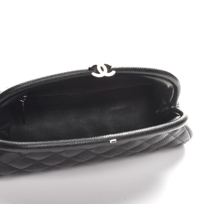 Chanel Caviar Quilted Timeless Clutch Black 7 of 8