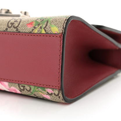 Gucci GG Supreme Monogram Blooms Small Padlock Shoulder Bag Beige Multicolor Dry Rose 10 of 13