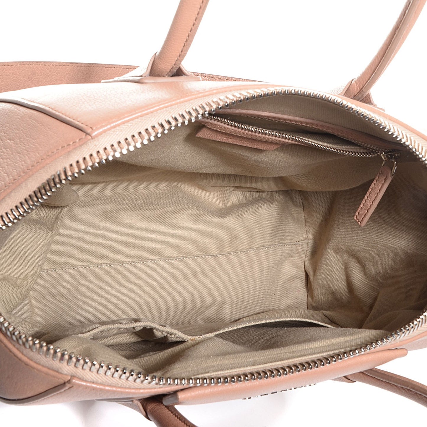Sugar Goatskin Medium Antigona Latte Brown
