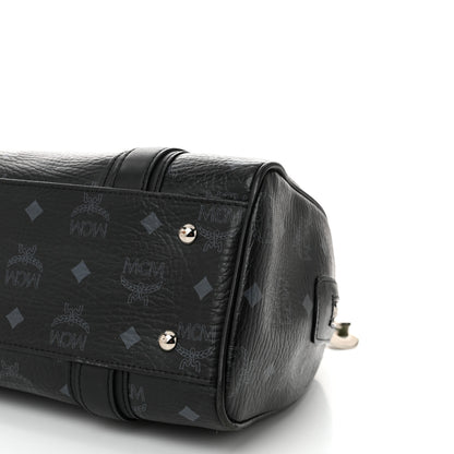MCM Visetos Boston Bag Black 11 of 11