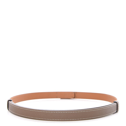 Hermes Epsom Kelly Belt Etoupe 3 of 6