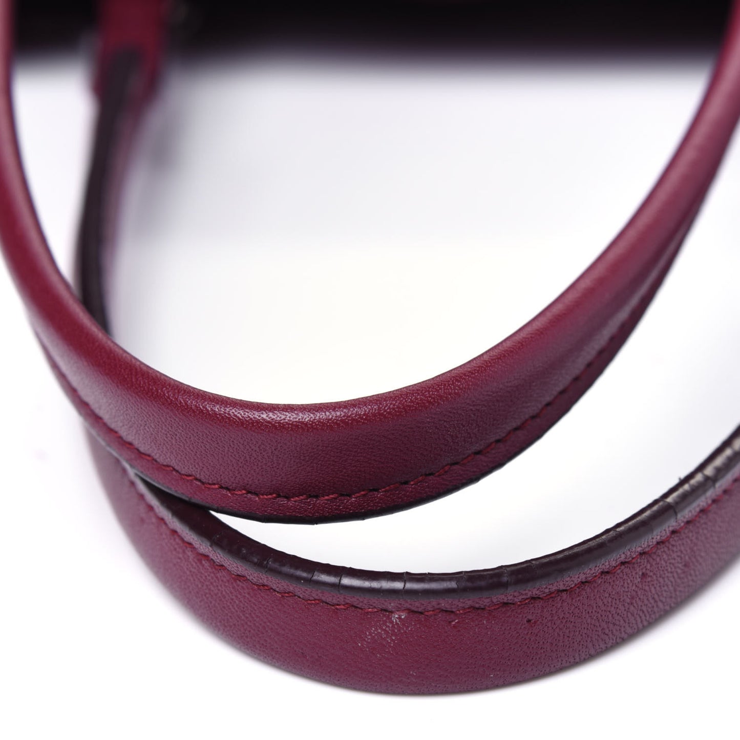 Veau Papier Classic Silver Hardware A4 Zip Around Tote Rouge Pourpre