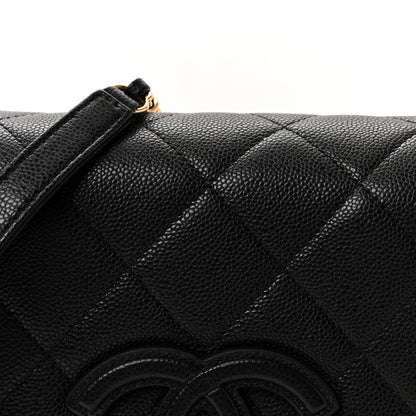 Chanel Caviar Quilted Mini Messenger Flap Black 8 of 11