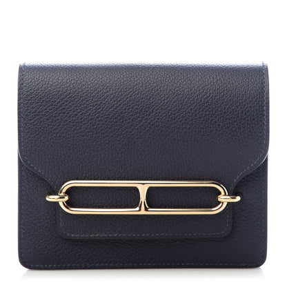 Hermes Evercolor Roulis Slim Wallet Bleu Nuit 1 of 7
