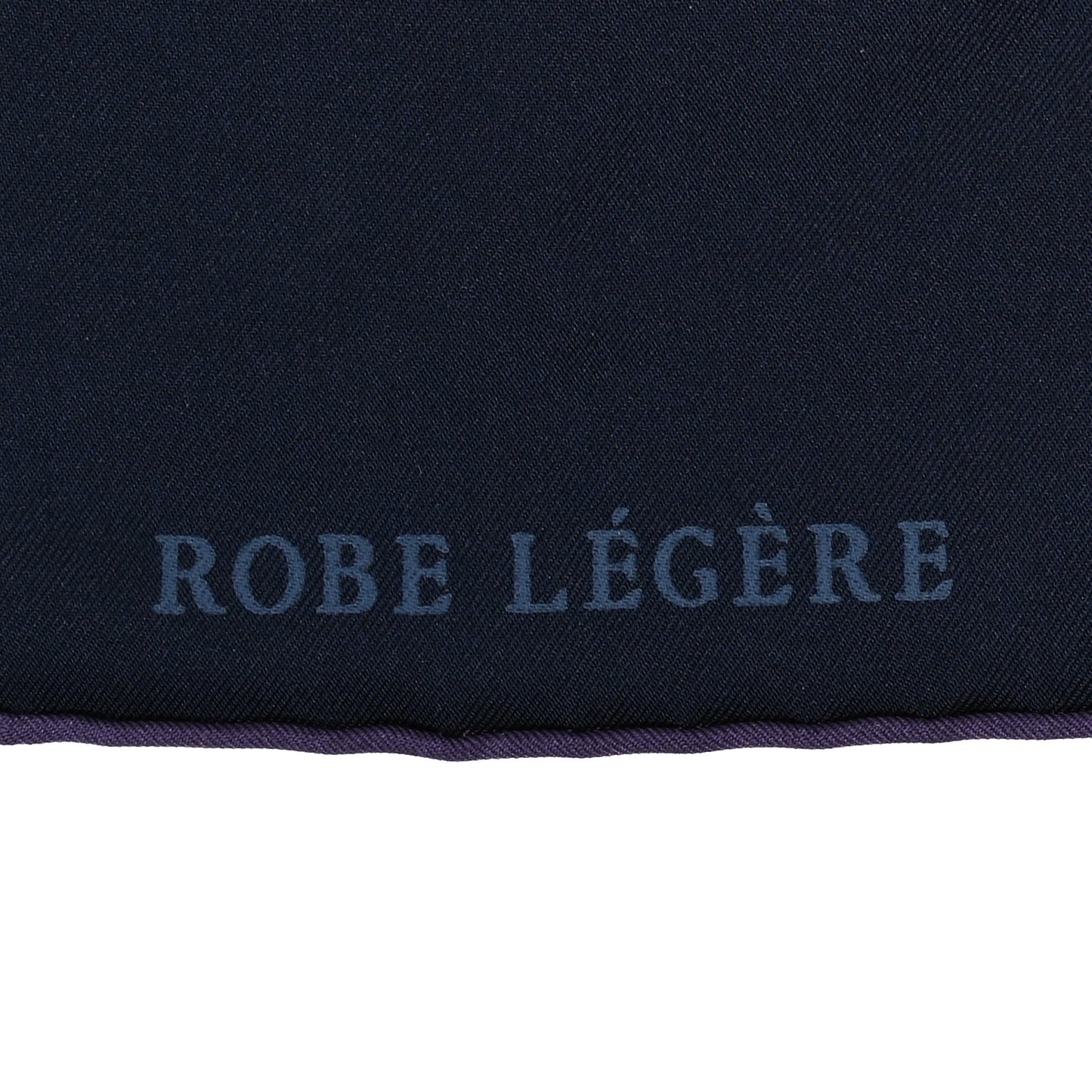Silk Robe Legere Scarf 90 Marine Parme Rose