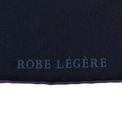 Hermes Silk Robe Legere Scarf 90 Marine Parme Rose 3 of 5