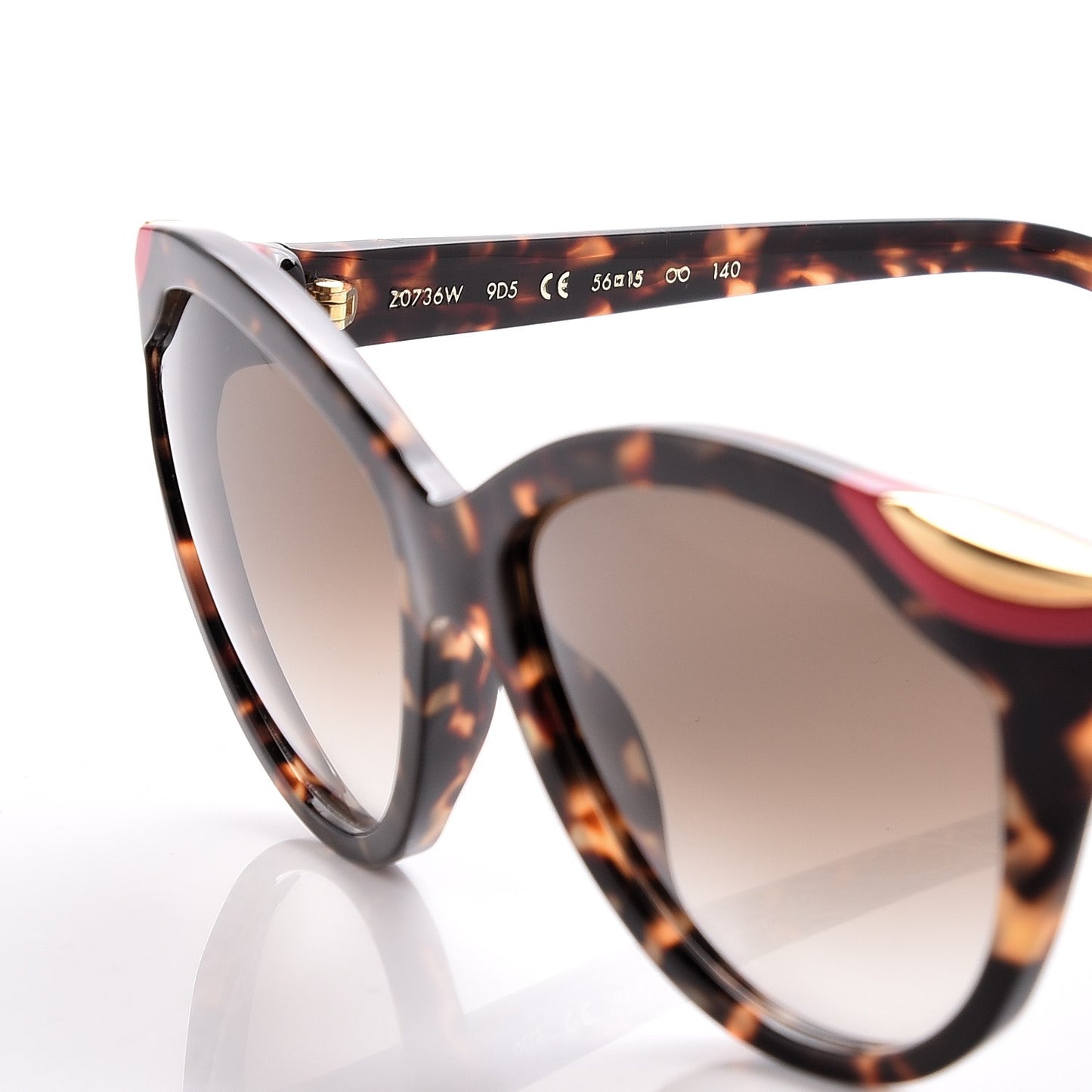 Ivy Cat Sunglasses Z0736W Tortoise