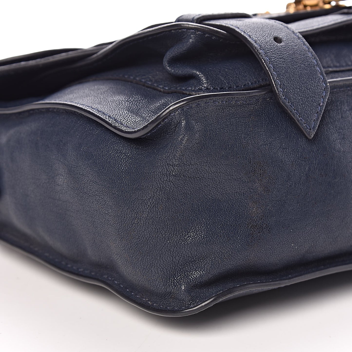 Lambskin Tiny PS1 Satchel Midnight