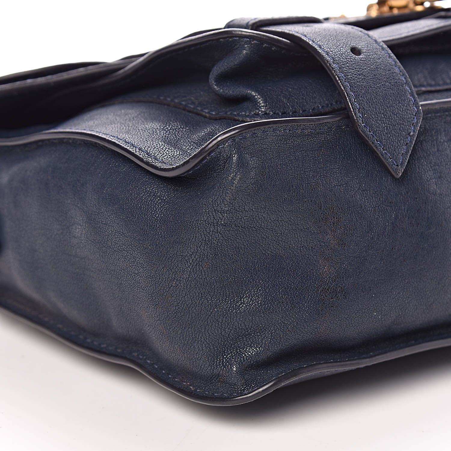 Proenza Schouler Lambskin Tiny PS1 Satchel Midnight 9 of 10