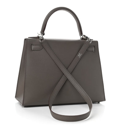 Hermes Epsom Kelly Sellier 28 Etain 2 of 10