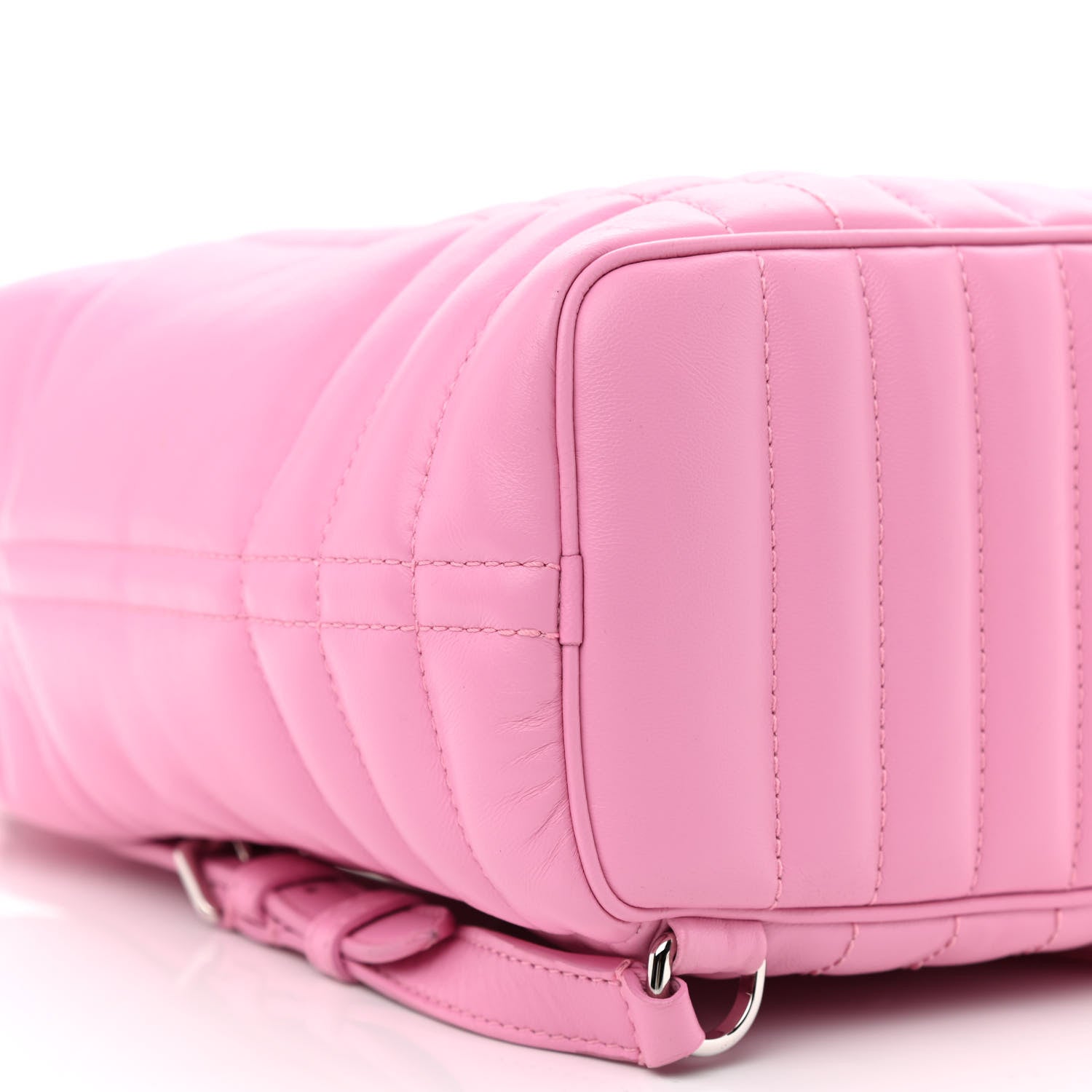 Burberry Lambskin Quilted Mini Lola Backpack Primrose Pink 8 of 9