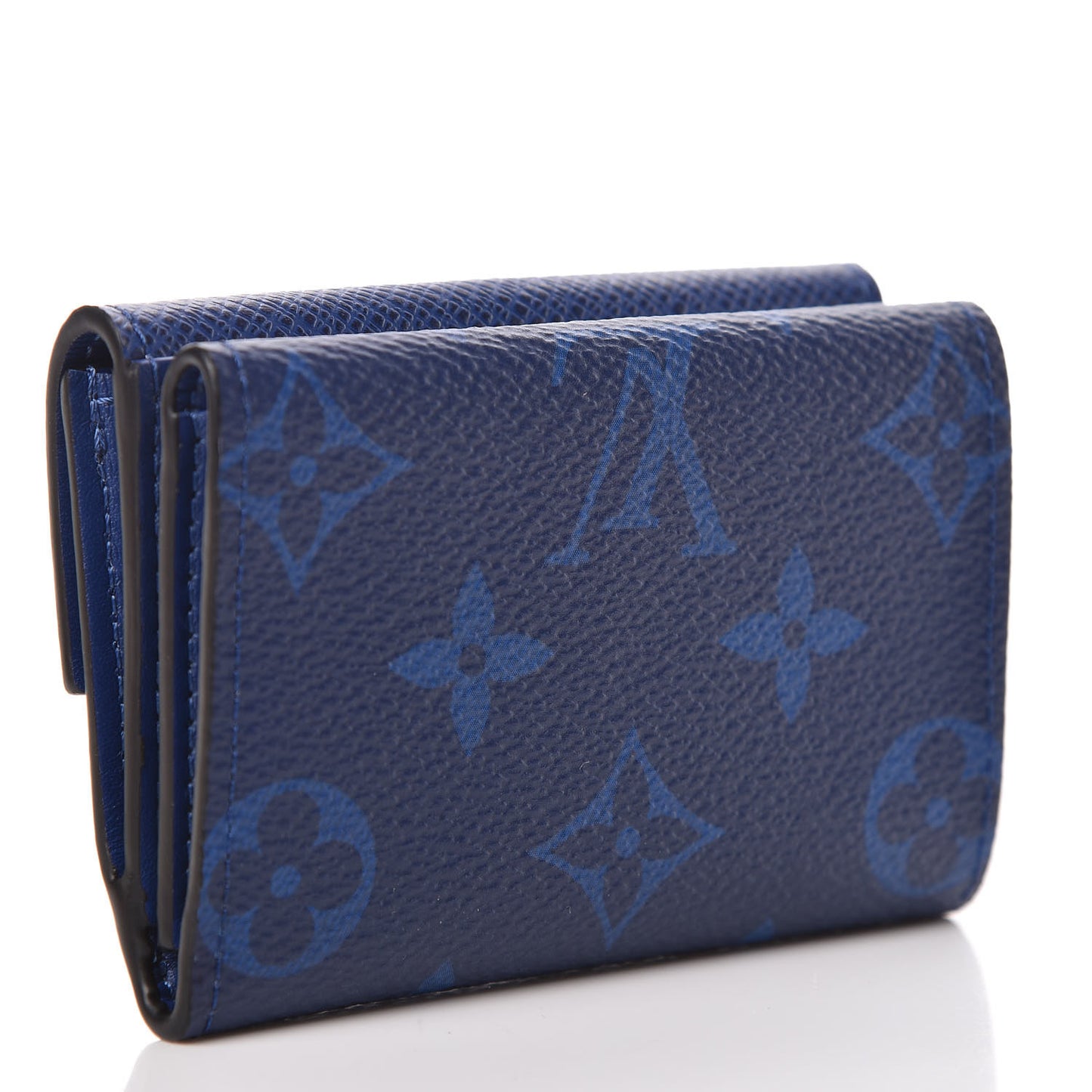Monogram Taiga Discovery Compact Wallet Cobalt