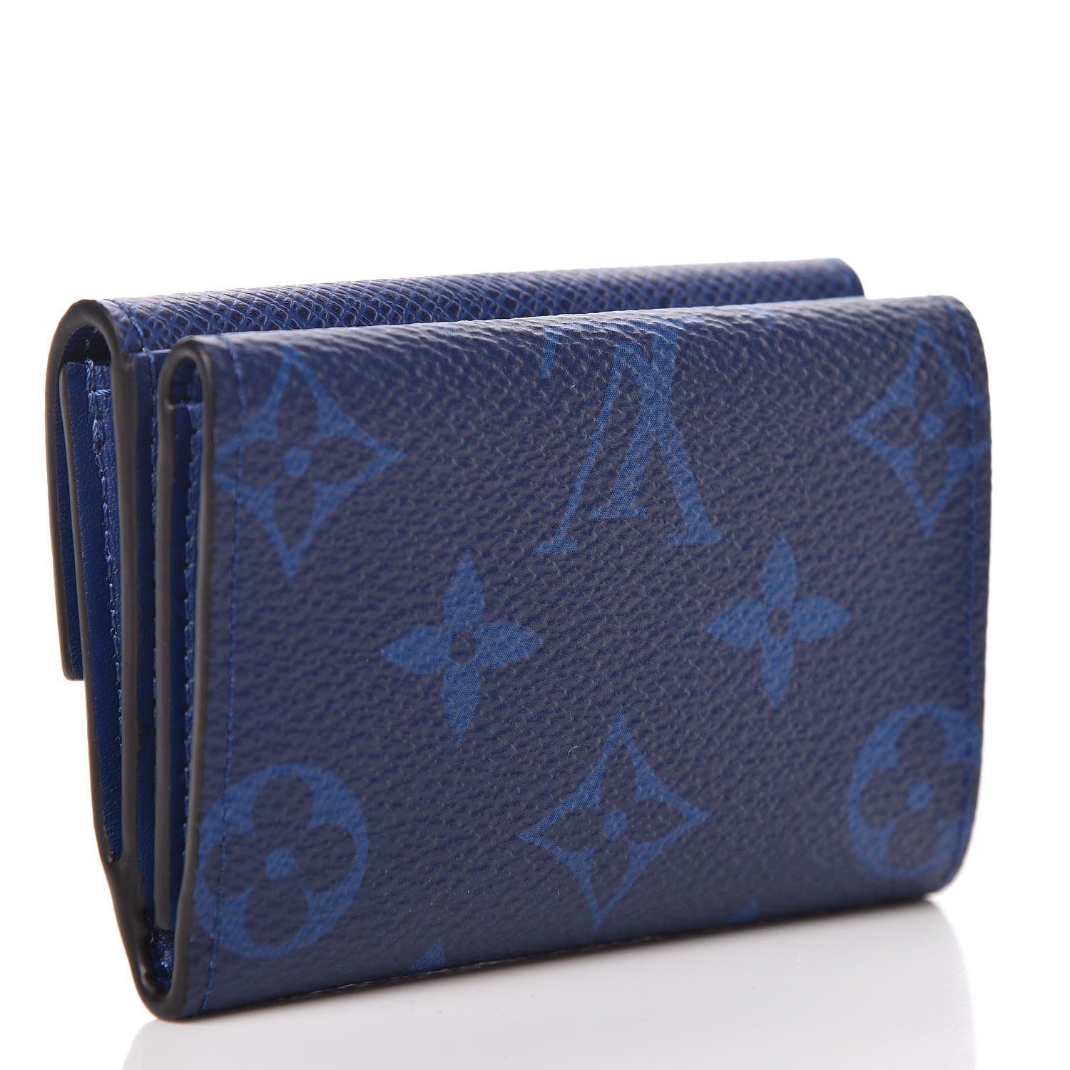 Louis Vuitton Monogram Taiga Discovery Compact Wallet Cobalt 3 of 8