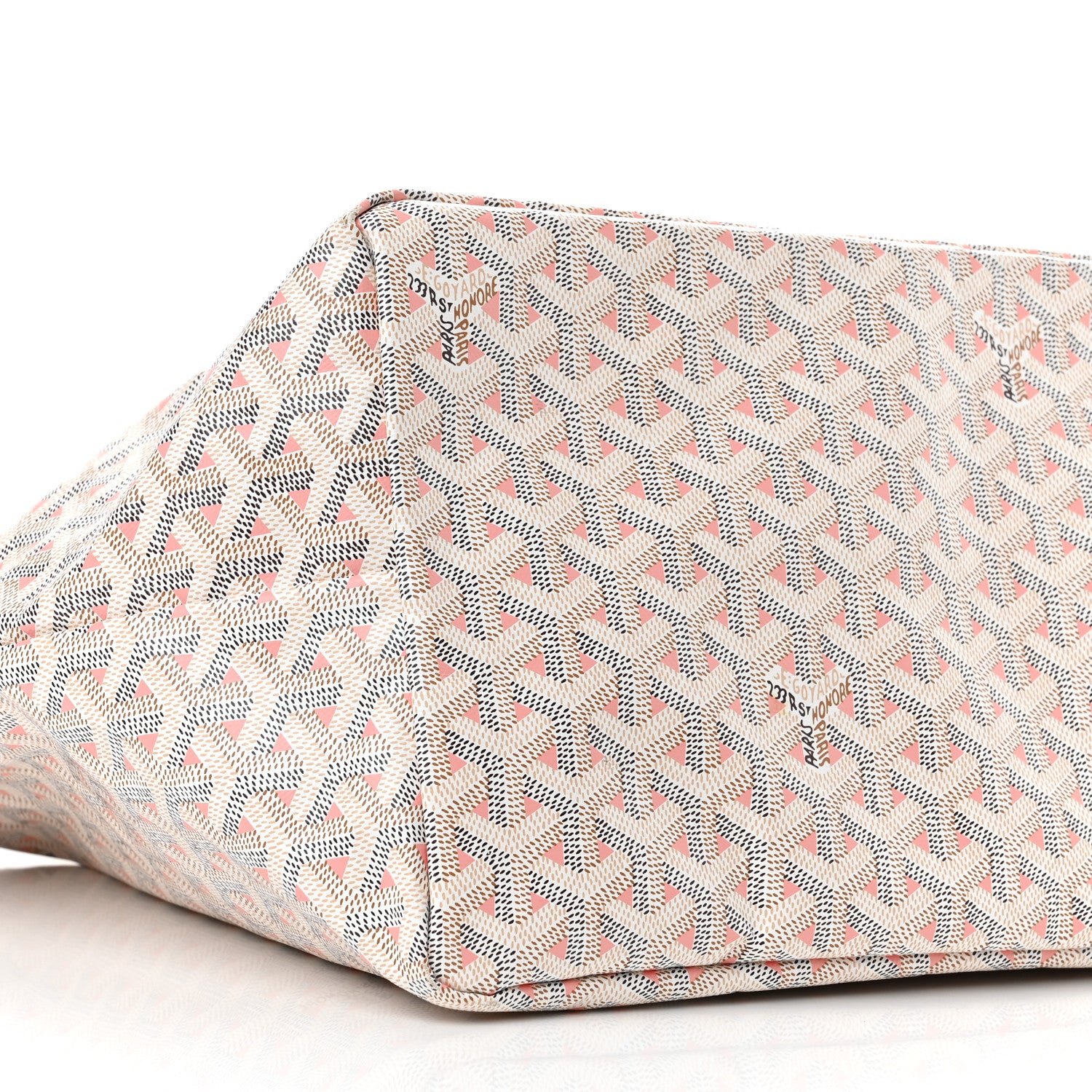 Goyard Goyardine Saint Louis Claire Voie GM White Pink 10 of 11