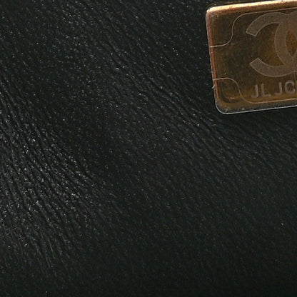 Chanel Lambskin Quilted Small Metal Top Handle Flap Black 7 of 10