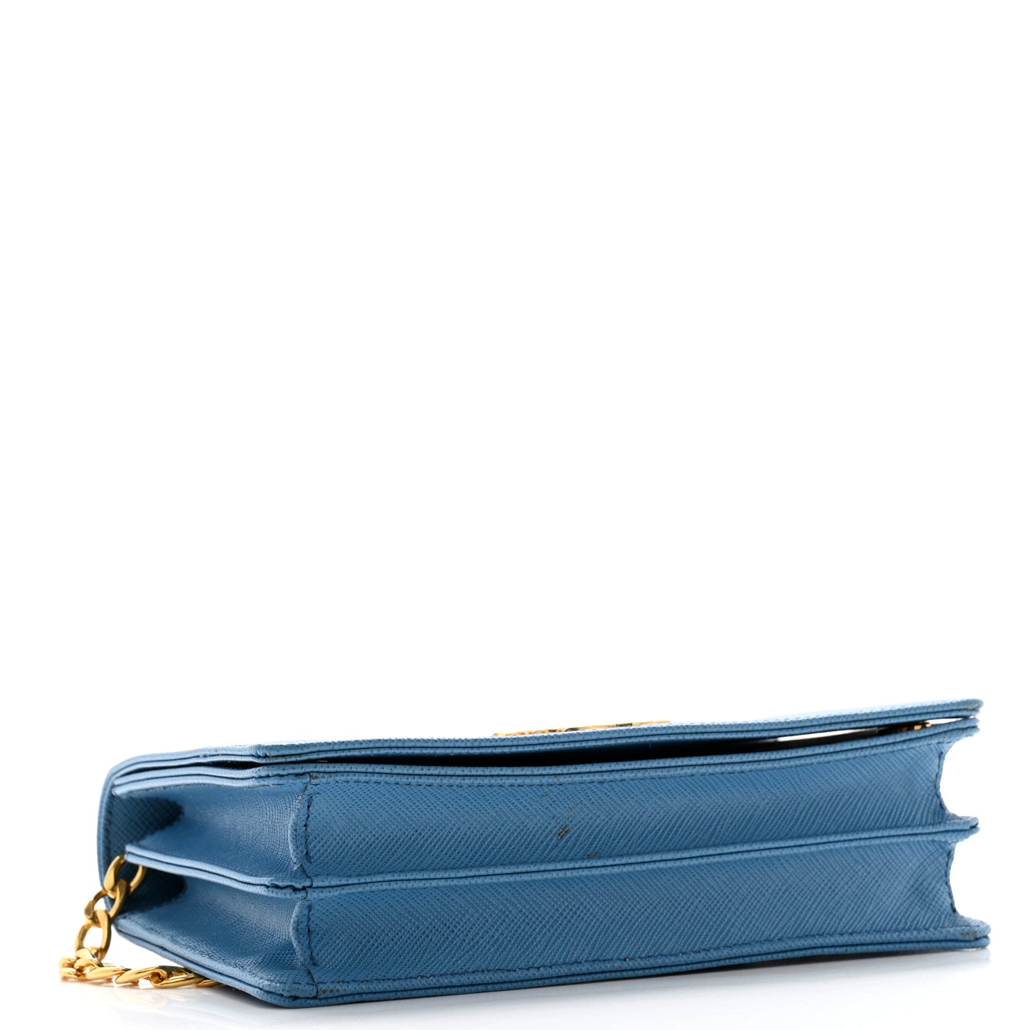 Saffiano Lux Chain Wallet Mare