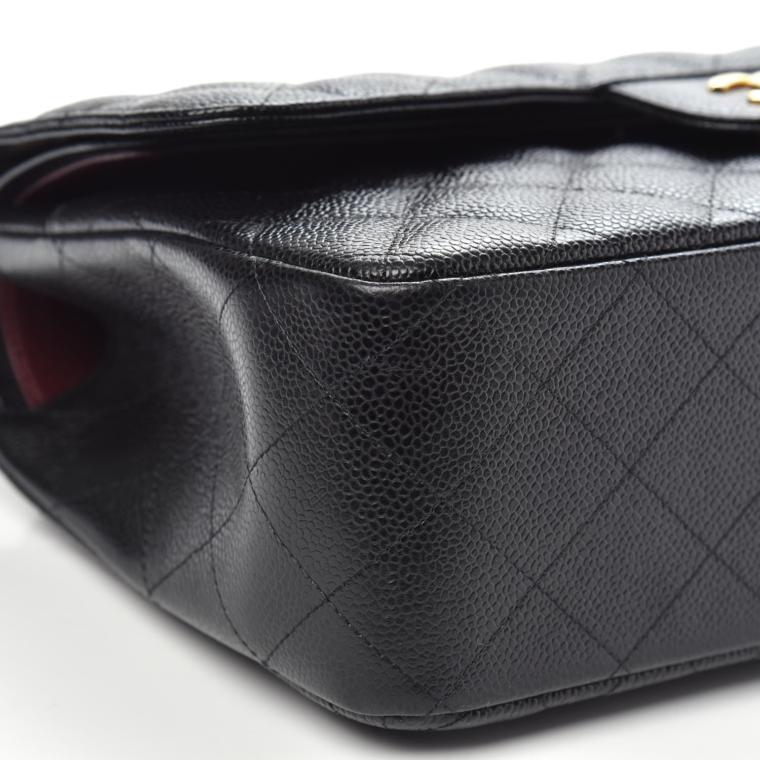 Chanel Caviar Quilted Jumbo Double Flap Black 9 of 11