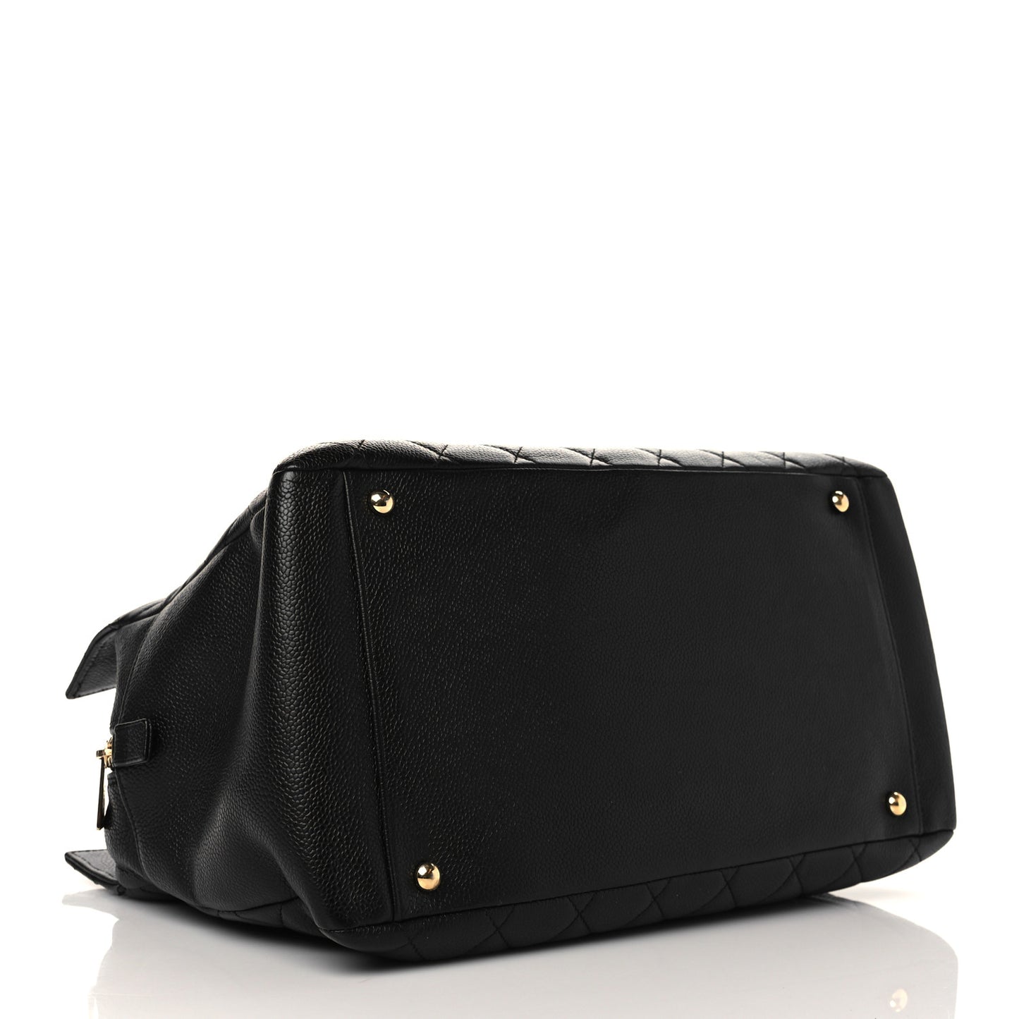 Caviar Quilted Grand Timeless Tote GTT Black