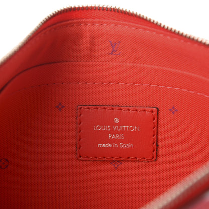 Louis Vuitton Monogram Escale Neverfull MM GM Pochette Rouge 6 of 7