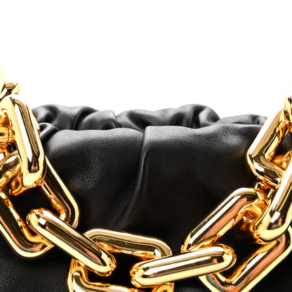 Bottega Veneta Calfskin The Pouch Chain Black 8 of 10